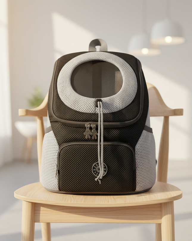 hunde-rucksack-schwarz-praktisch-robust - lifestyle