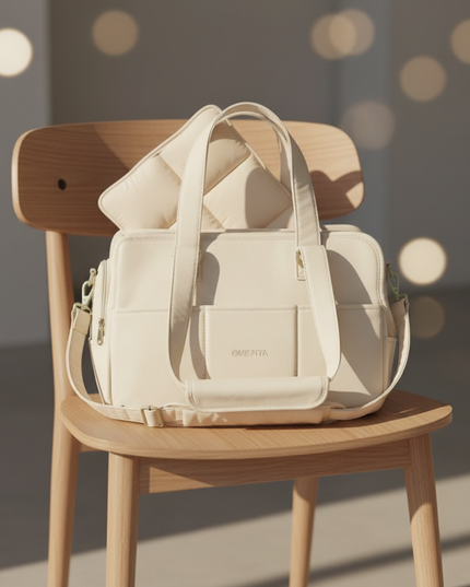 hunde-tragetasche-baumwolle-beige-gurt-matte - lifestyle