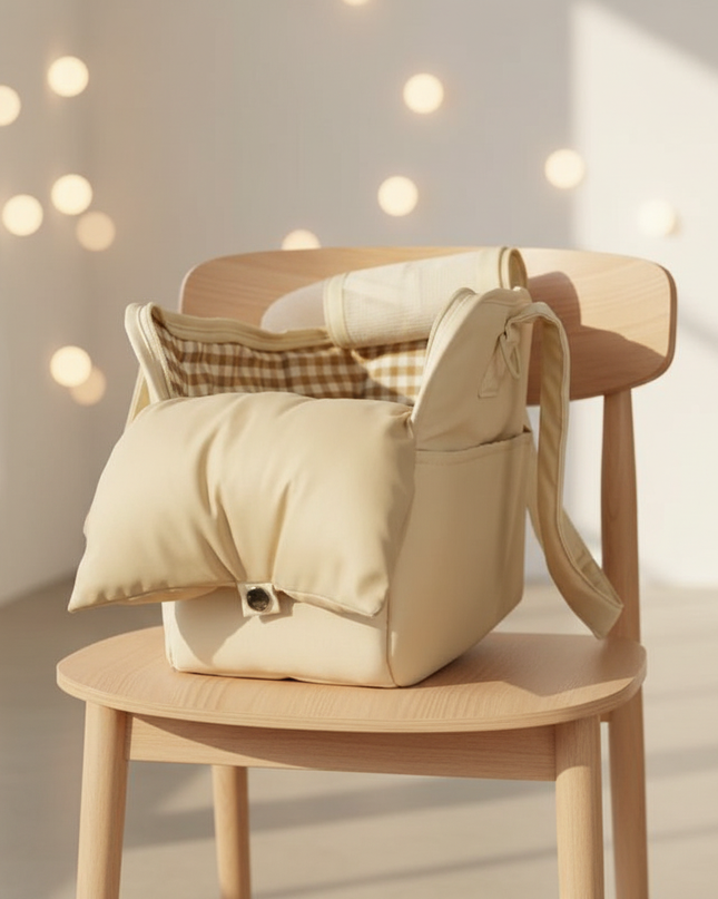 hunde-tragetasche-baumwolle-beige - lifestyle