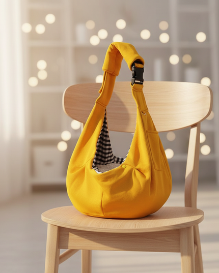 hundetasche-gelb-kleine-hunde - lifestyle