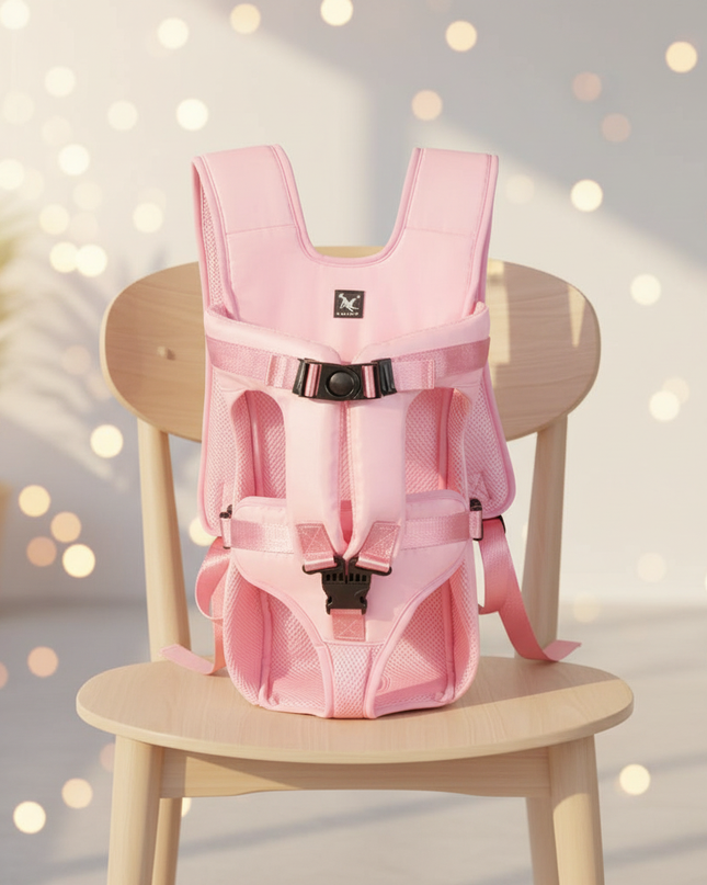 katzen-hunde-rucksack-pink-atmungsaktiv - lifestyle