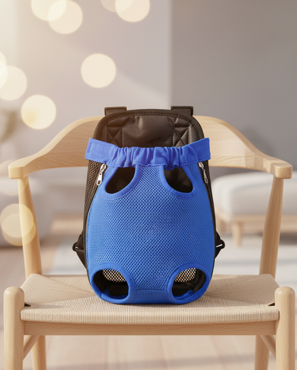 katzen-rucksack-blau-verstellbar-atmungsaktiv - lifestyle