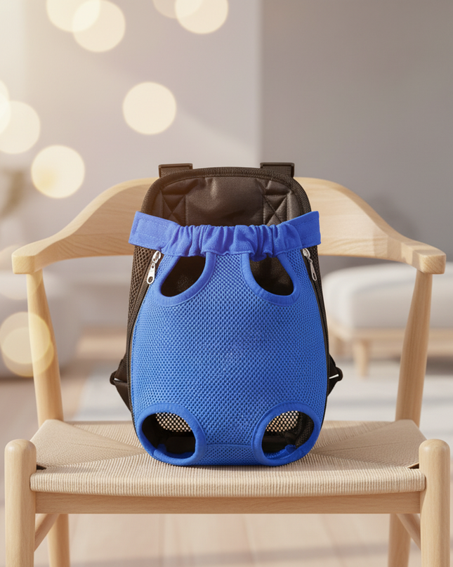 katzen-rucksack-blau-verstellbar-atmungsaktiv - lifestyle