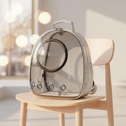 katzen-rucksack-transparent-grau - lifestyle