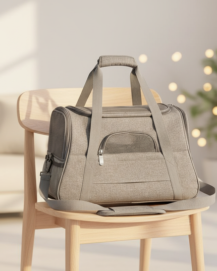 katzentragetasche-soft-sided-mittelgrosse-katzen-pink - lifestyle