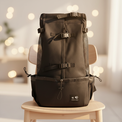 transport-rucksack-camouflage-schwarz - lifestyle