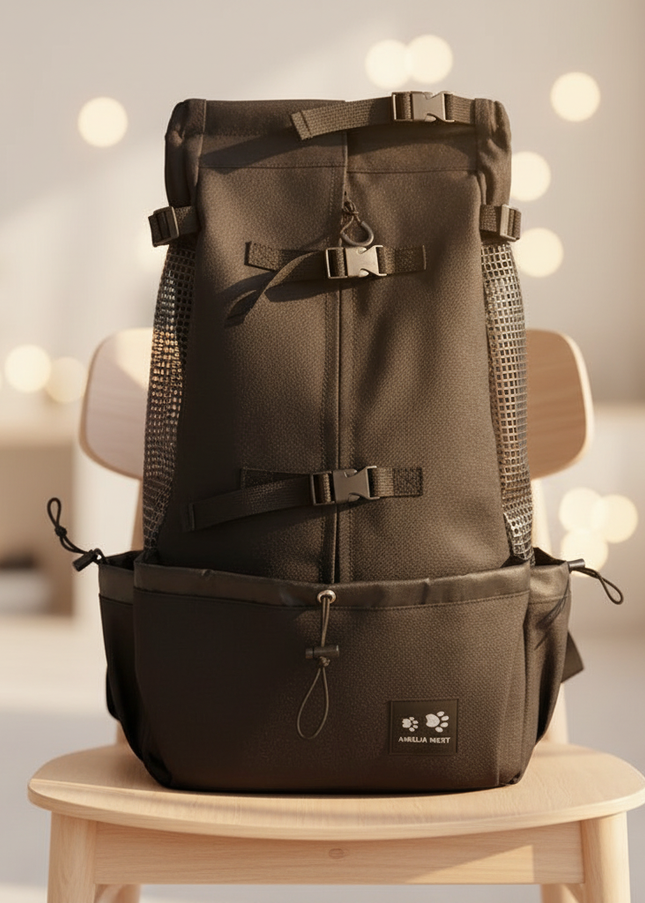transport-rucksack-camouflage-schwarz - lifestyle
