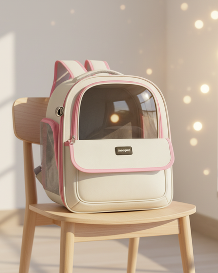 transport-rucksack-hund-katze-rosa-faltbar - lifestyle