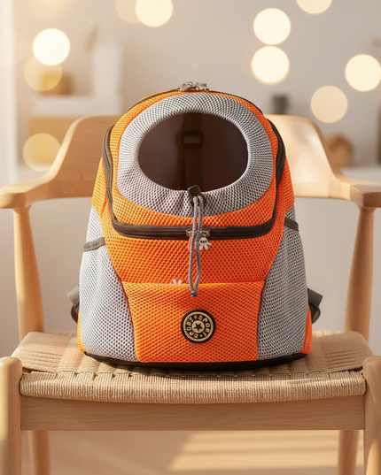 transport-rucksack-orange-reflektoren - lifestyle