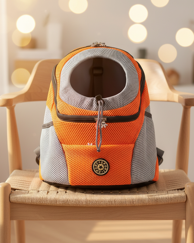transport-rucksack-orange-reflektoren - lifestyle