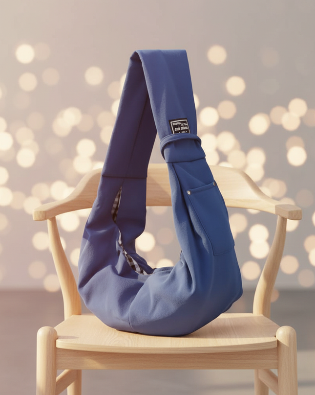 transport-schultertasche-polyester-tintenblau - lifestyle