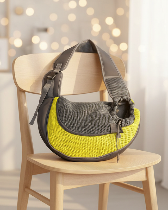 transport-sling-gelb-hund-katze - lifestyle