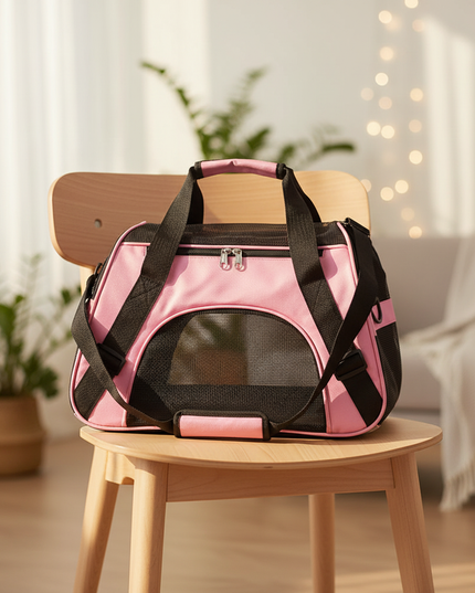 transporttasche-faltbar-atmungsaktiv-m-pink - lifestyle