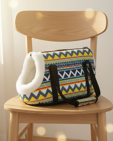 wander-rucksack-hund-kleine-mittlere-tiere-gestreift - lifestyle
